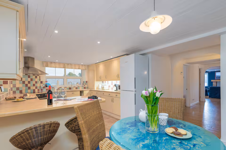 Dining area in the kitchen