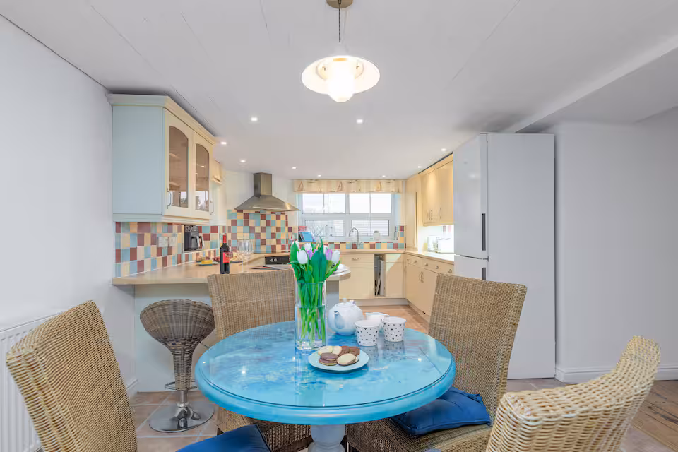 Dining area in the kitchen
